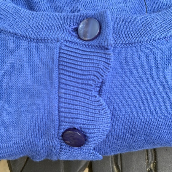 NWT Talbots Charming Scalloped Cardigan Small - Picture 11 of 14